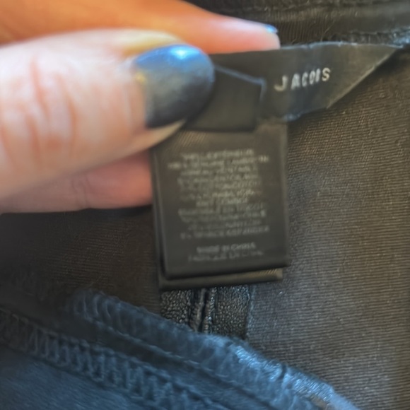 Marc by Marc Jacobs black leather leggings Size Large - Picture 4 of 7